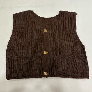 Oversized Sweater Vest